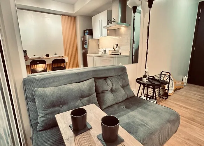 Near Rockwell 1br With Balconymodern Minimalist Manila